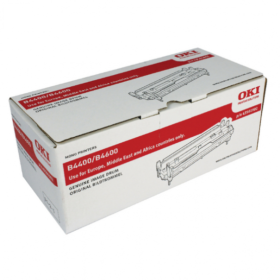 Oki B4400 B4600 Black Original Imaging Drum (43501902) 